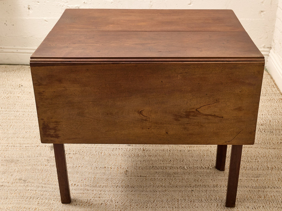 Vintage Mid-Century Modern Walnut Drop-Leaf Dining Table