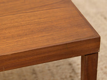 Vintage Mid-Century Modern Walnut Square Side Table