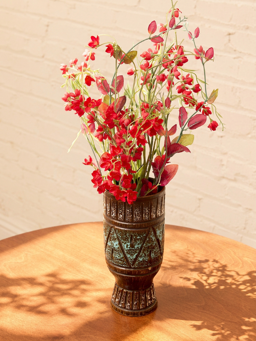 Vintage Made in Italy Bitossi-Style Pottery Vase