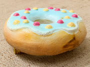 Oversized Blue Frosted Donut Fiberglass Store Display