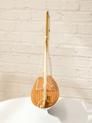 Vintage Wooden Pond Yacht Sailboat Model