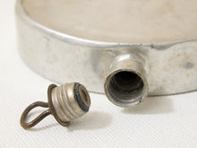 Antique Metal Water Flask with Loop Cap
