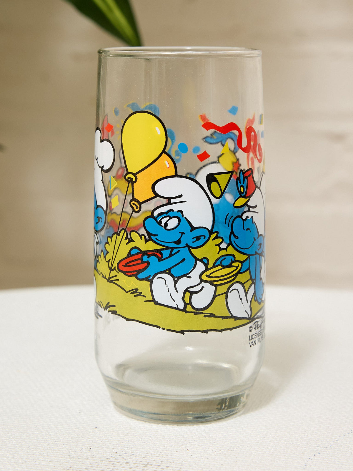 Pair of Vintage Smurfs Cartoon Character Glasses