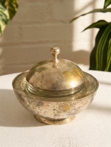 Vintage Silverplate Covered Serving Bowl with Dome Lid