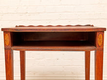Vintage Mahogany Console Table with Inlay Details