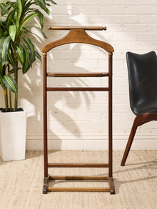 Vintage Wooden Gentleman’s Valet Stand
