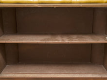 1970s Dijon Mustard Upholstered Rolling Bar