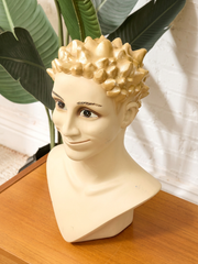 Vintage Sculptural Mannequin Head Display