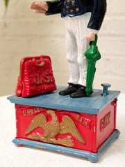 Vintage Uncle Sam Figural Piggy Bank