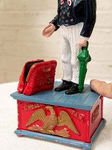Vintage Uncle Sam Figural Piggy Bank