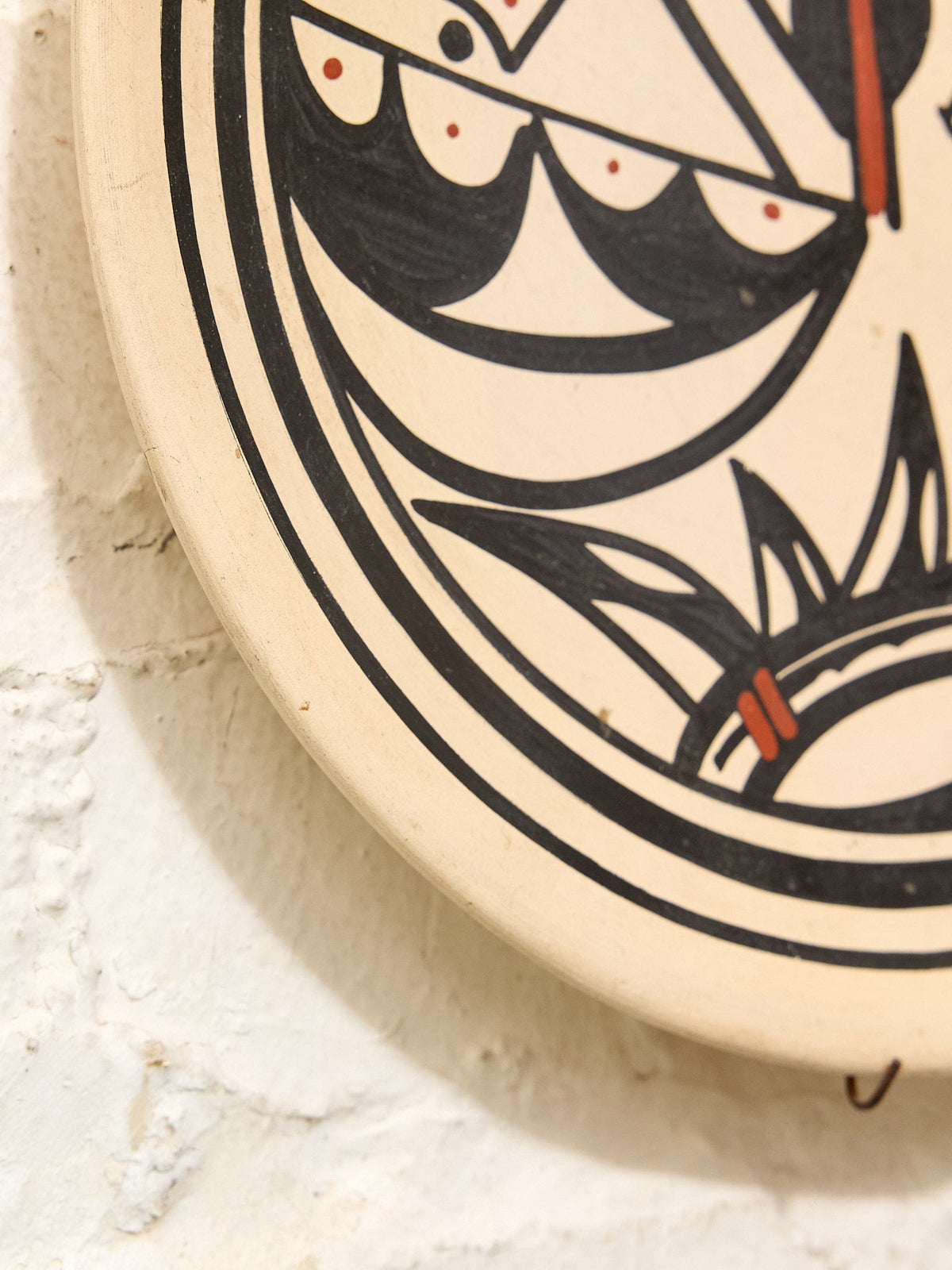 Vintage Southwestern Hand-Painted Decorative Bowl