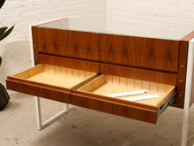 Danish Modern Wood & Glass Jewelry Display Case