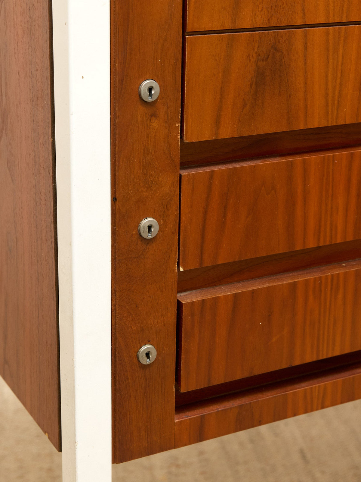 Danish Modern Wood & Glass Jewelry Display Case