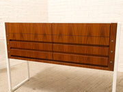 Danish Modern Wood & Glass Jewelry Display Case