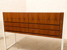 Danish Modern Wood & Glass Jewelry Display Case
