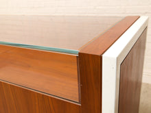 Danish Modern Wood & Glass Jewelry Display Case