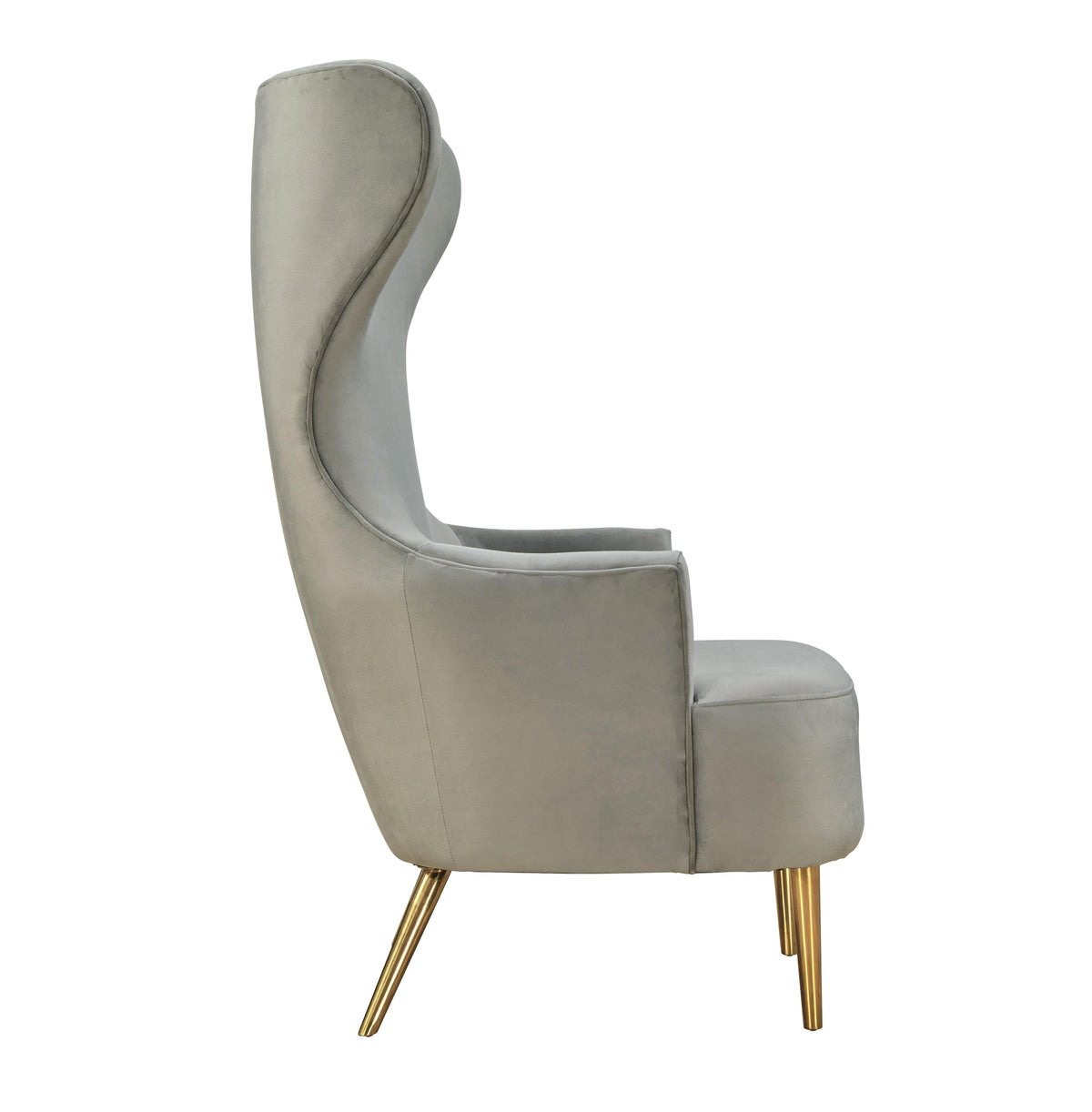 Julia Performance Velvet Wingback Accent Chair by Inspire Me! Home Decor