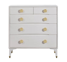Divine 38" White 5-Drawer Chest
