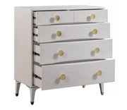 Divine 38" White 5-Drawer Chest
