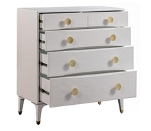 Divine 38" White 5-Drawer Chest
