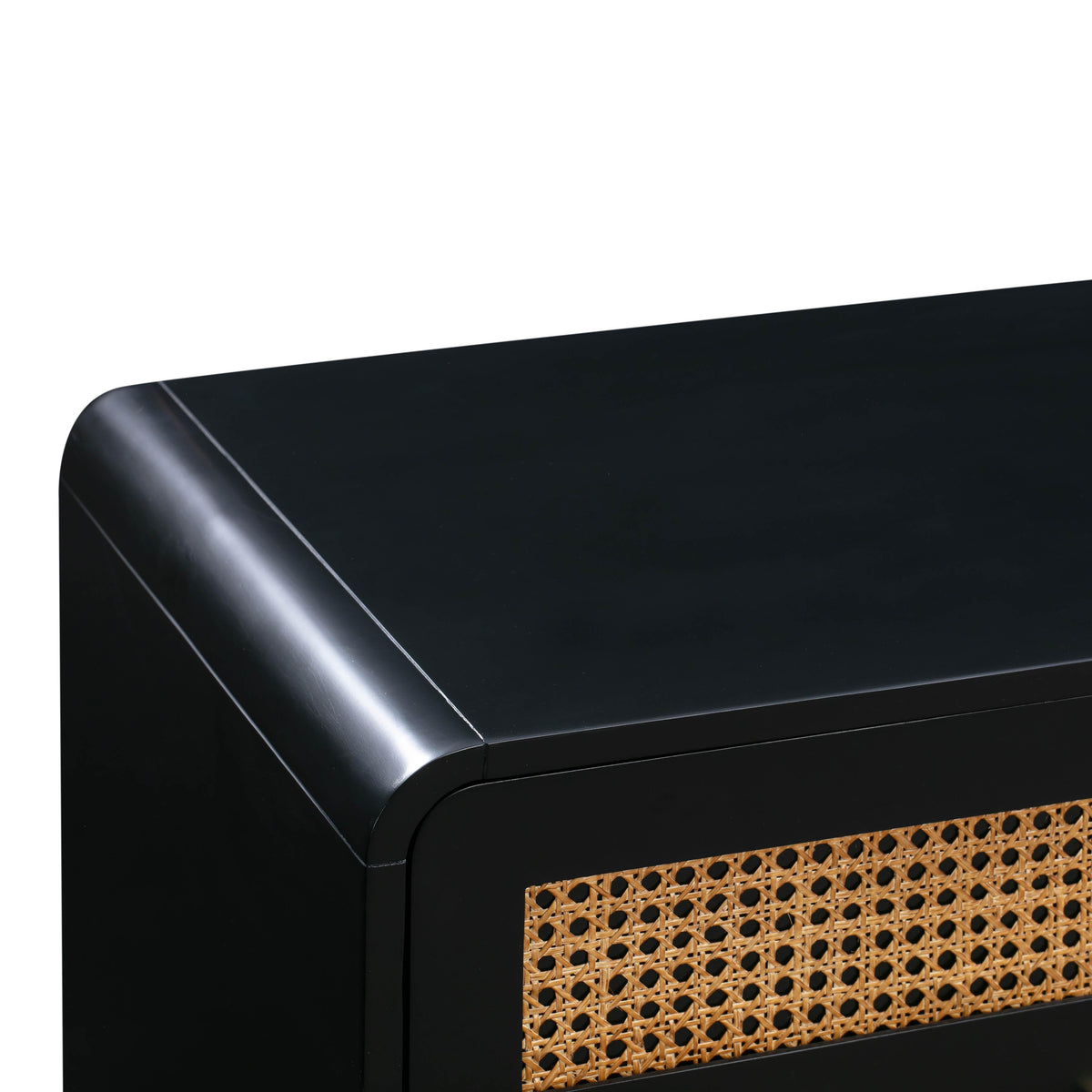 Christine 62" Black 6-Drawer Dresser