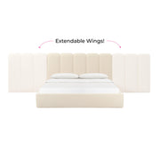 Palani Performance Velvet Headboard Wings