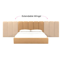 Palani Performance Velvet Headboard Wings