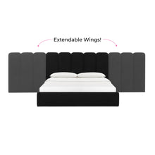 Palani Performance Velvet Headboard Wings