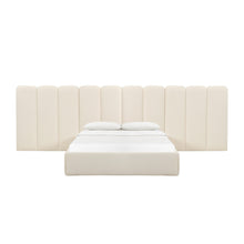 Palani Cream Performance Boucle Wings - Queen or King (Set of 2)