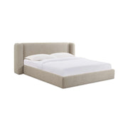 Babette Tan Contract-Grade Boucle Bed