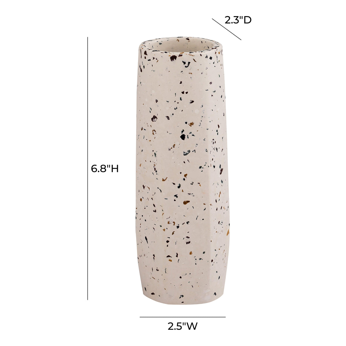 Terrazzo Concrete Vase