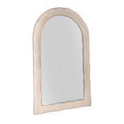 Kaia 48"X79" Cream Lightweight Faux Stone Floor Mirror