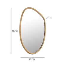 Mika 23"X35.4" Gold Wall Mirror