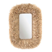 Palm 29.6"x43.4" Natural Sisal Rectangular Wall Mirror