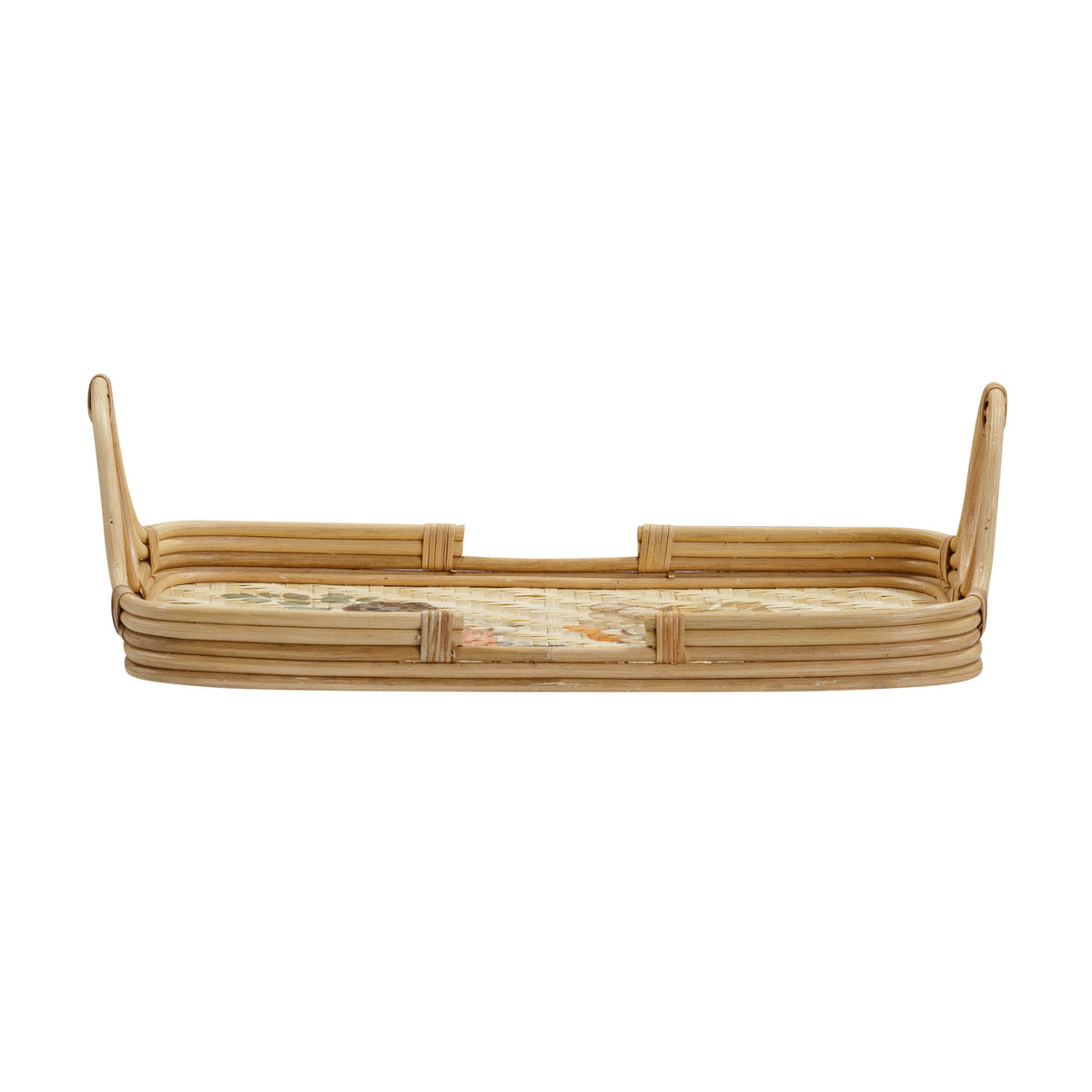 Corey Floral Bamboo Tray