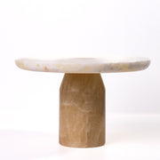 Yellow Onyx Marble Cakestand