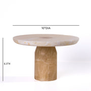 Yellow Onyx Marble Cakestand
