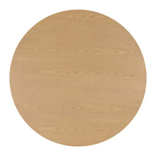 Akiba 47" Natural Ash & Rattan Round Dining Table