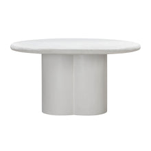 Elika 59" Faux Plaster Indoor / Outdoor Round Dining Table