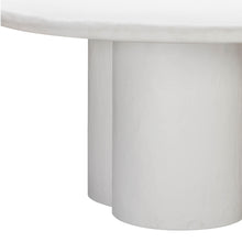 Elika 59" Faux Plaster Indoor / Outdoor Round Dining Table
