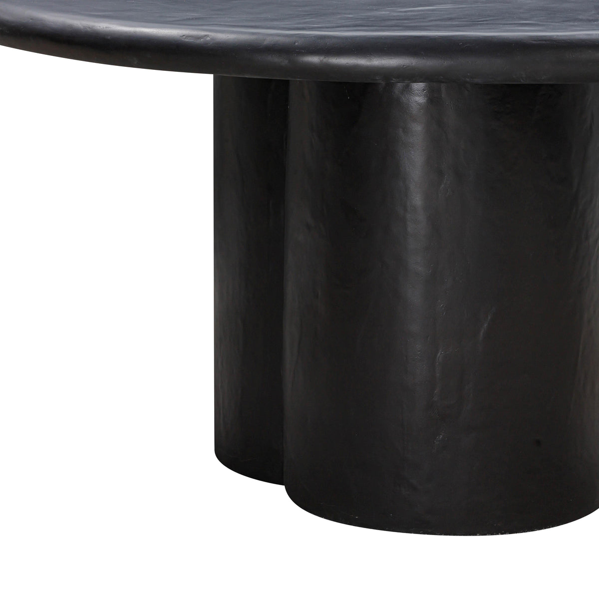 Elika 59" Faux Plaster Indoor / Outdoor Round Dining Table