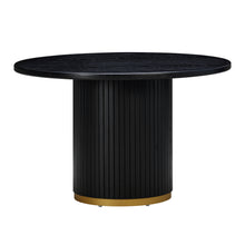 Chelsea 47" Oak Wood Round Dining Table