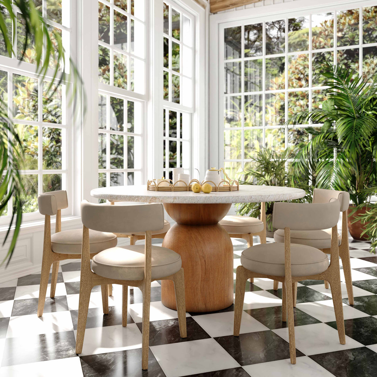 Nikita Performance Vegan Leather Dining Chair