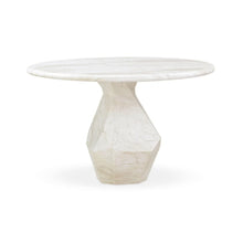 Esme 48" Faux Marble Indoor/Outdoor Round Dining Table