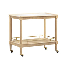 Slosh 37" Natural Ash Bar Cart