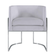 Giselle Performance Velvet Dining Chair with Silver Base by Inspire Me! Home Decor