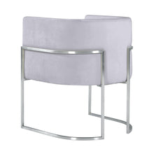 Giselle Performance Velvet Dining Chair with Silver Base by Inspire Me! Home Decor