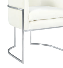 Giselle Performance Velvet Dining Chair with Silver Base by Inspire Me! Home Decor