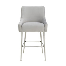 Beatrix Pleated Performance Velvet Stool
