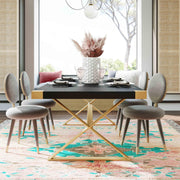 Adeline 95" Lacquer Rectangular Dining Table